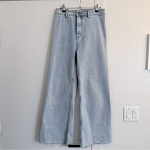 Rip curl high-waist Light Blue Wide-Leg Women Jeans Size 29